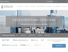Tablet Screenshot of magellandevelopment.com